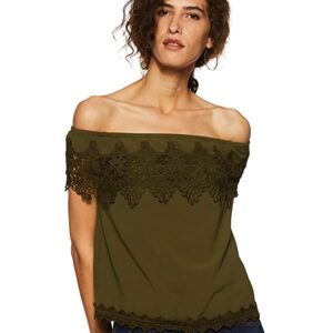 VERO MODA Women's Plain Regular Fit Top